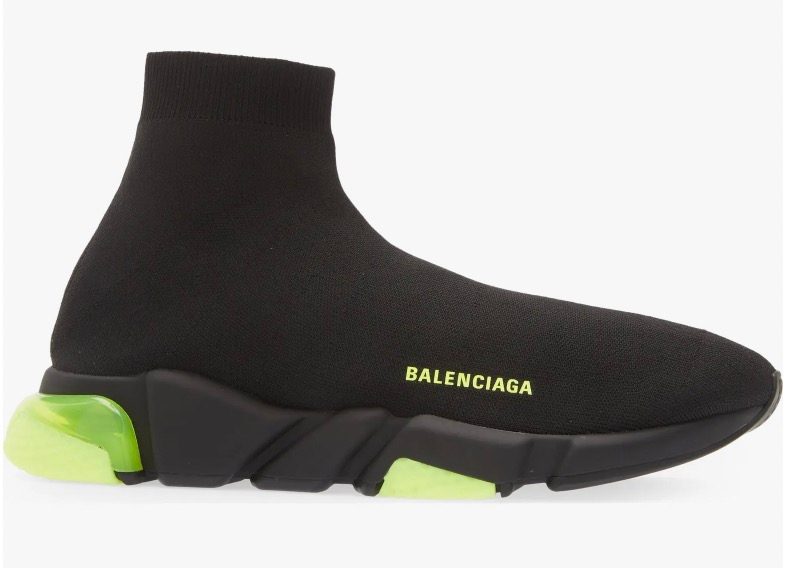 Balenciaga Sock Sneaker on a white background.