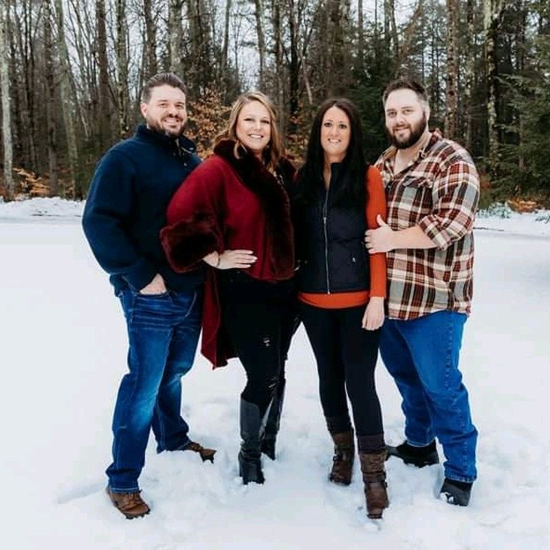 From left to right, Markups.org founders and partners, Dustin Howren, Tiffany Soucie-Howren, Dorothy Soucie, and co-founder Trey Soucie.
