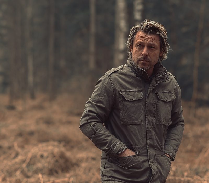 Outdoor man in jacket
