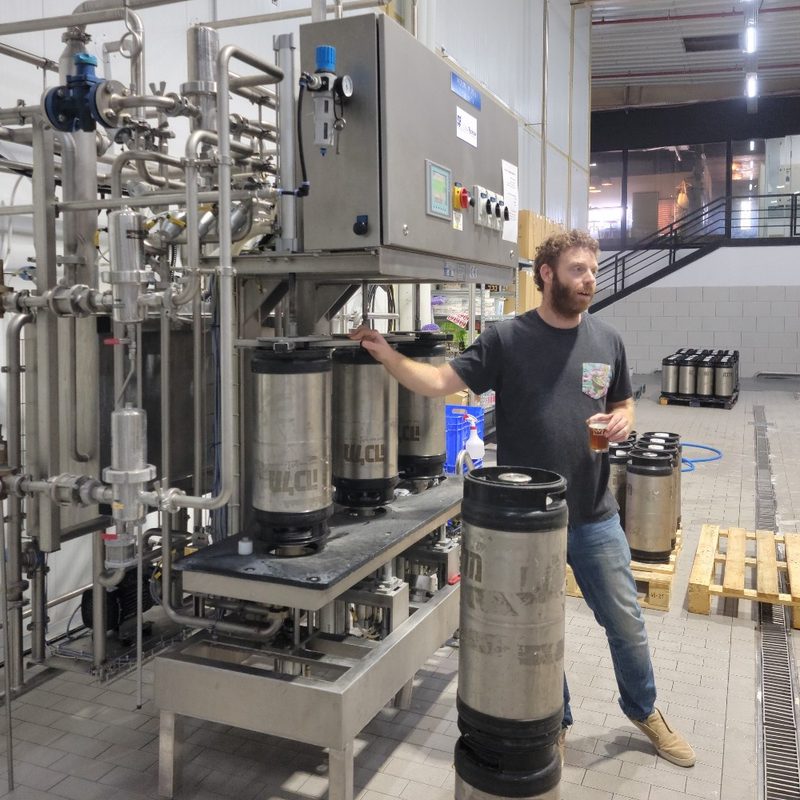 A tour of Malka Brewery in Tefen, Israel.