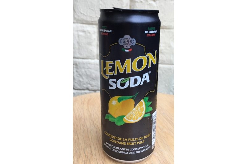 A can of Lemon Soda