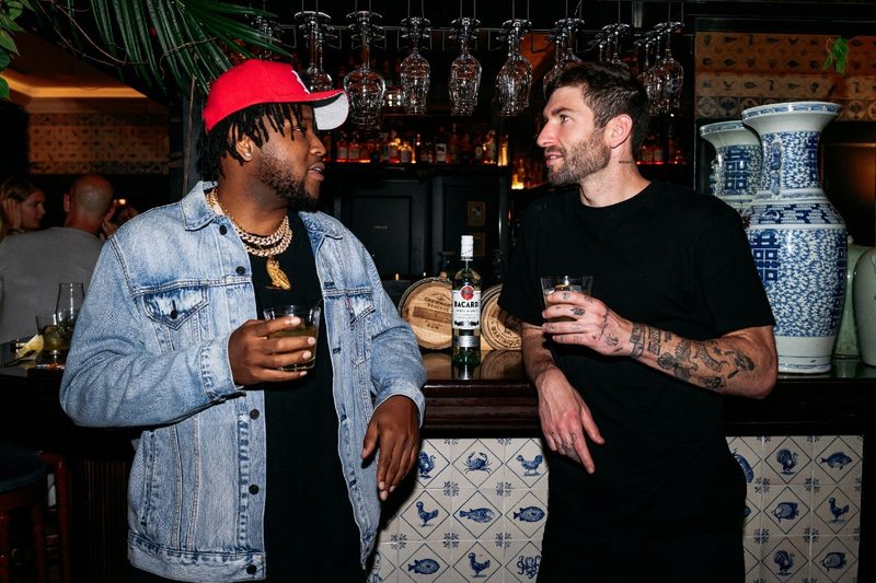 Boi-1da and Doni Nahmias celebrate NAHMIAS SS23 PMFW Show with Bacardi rum