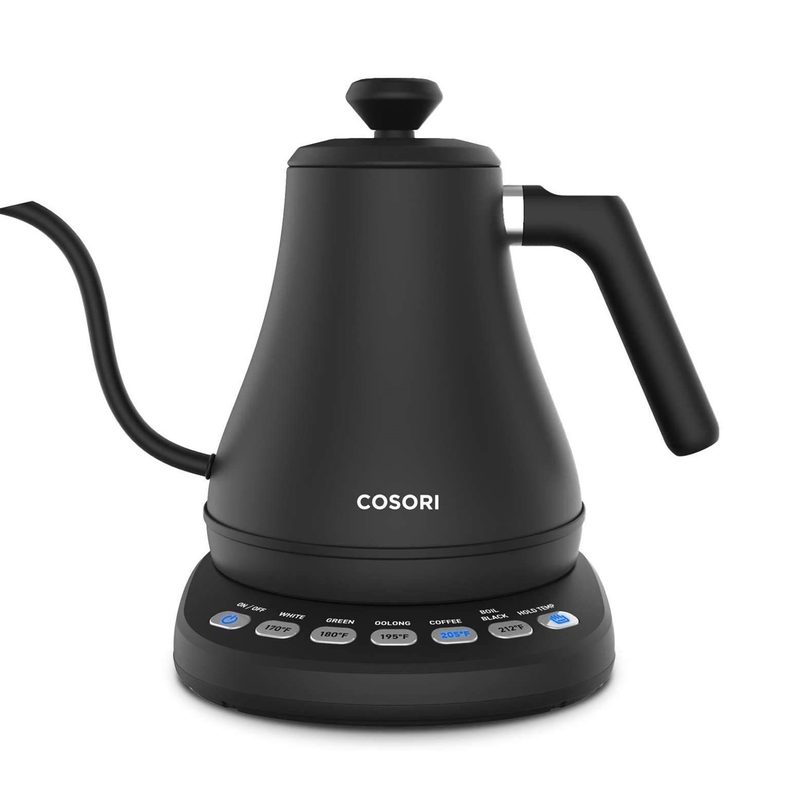 Cosori Electric Gooseneck Kettle ready to make delicious beverages