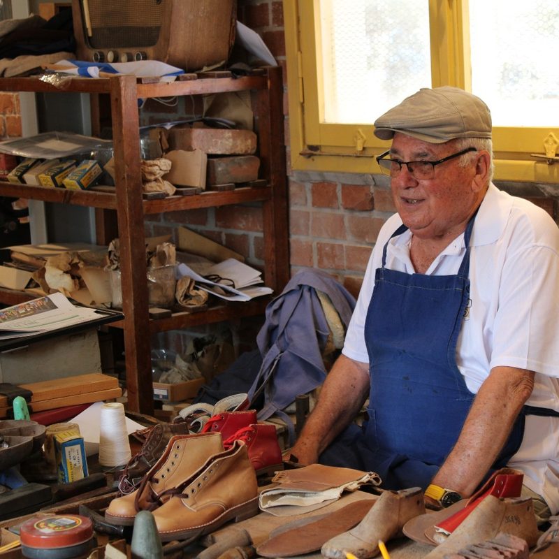 A tour of the old shoe factory at Kfar Masaryk Kibbutz in Kfar Masaryk, Israel.