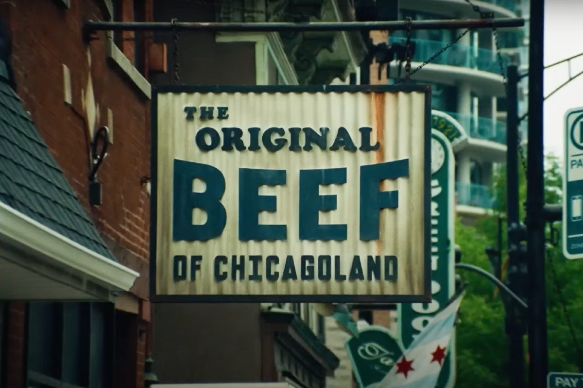 The Original Beef of Chicagoland sign from FX's The Bear
