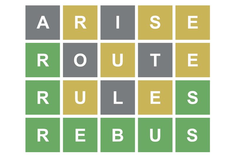 Wordle game #196 solved in 4 guesses