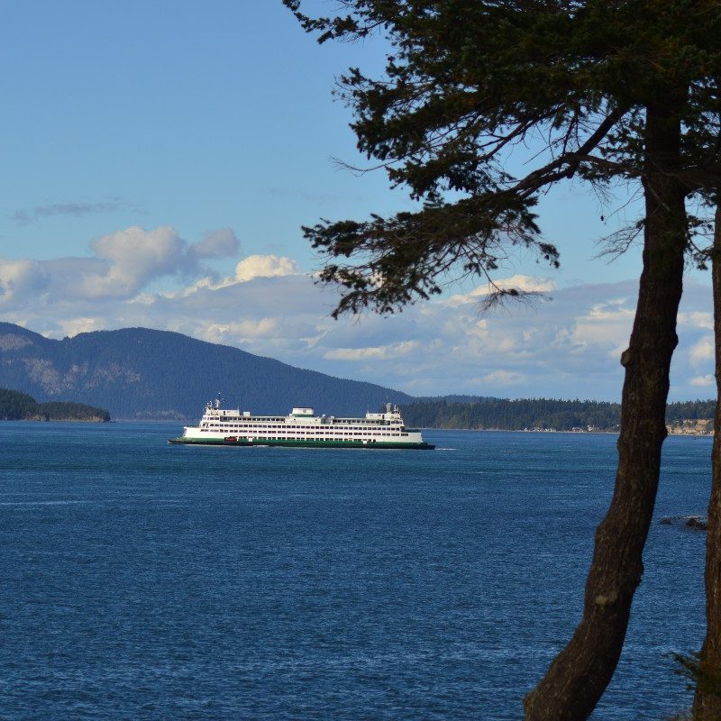 The San Juan Islands.