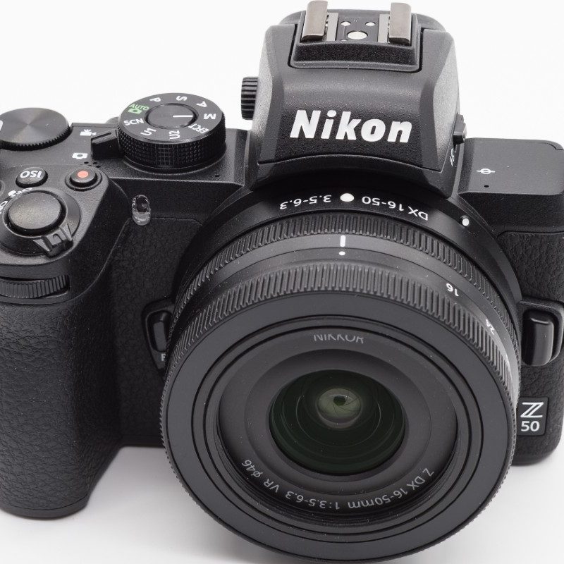 The Nikon Z50 camera.