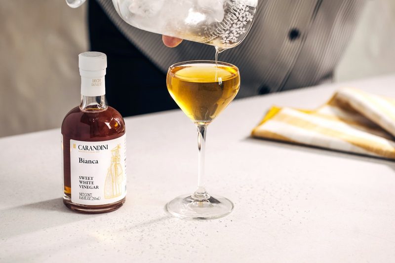 Bianca Sweet White Wine Vinegar and a Bianca-tini