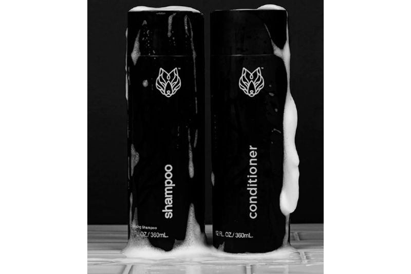 Blackwolf Nation shampoo and conditioner.