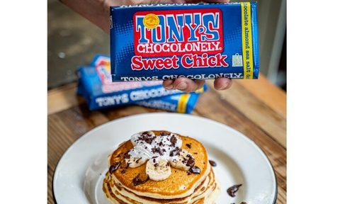 sweet chick banana chocolate chip pancakes feat x tonys chocolonely credit