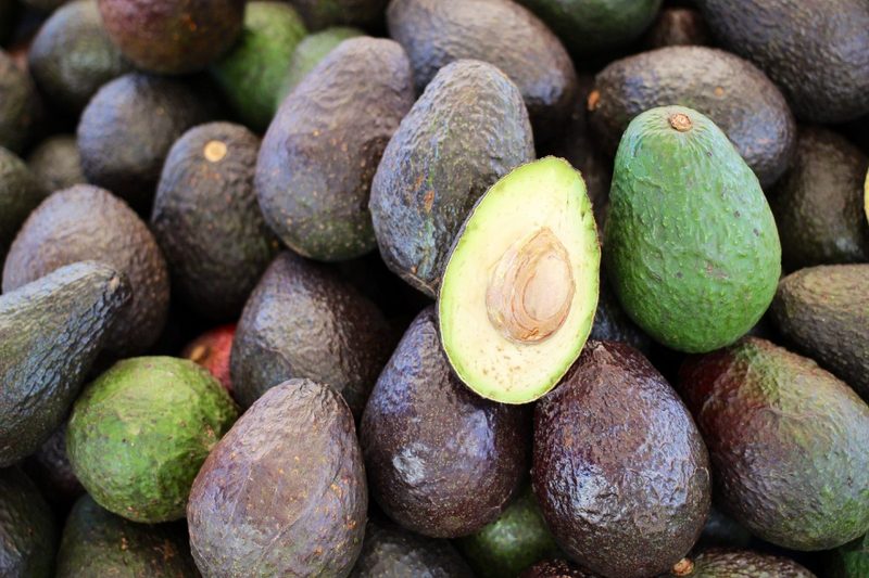 Fresh avocados.