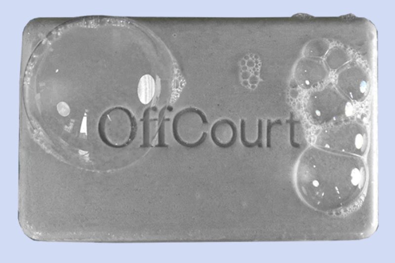 Offcourt exfoliating body soap.