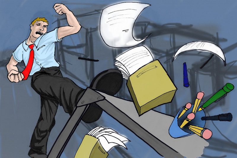Story board drawing for music video 'I Quit.'