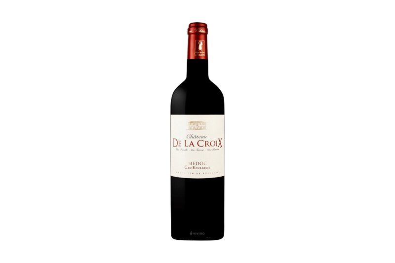 Chateau De La Croix Medoc wine bottle.