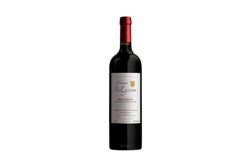 d'Eyssan Haut-Medoc red wine bottle.