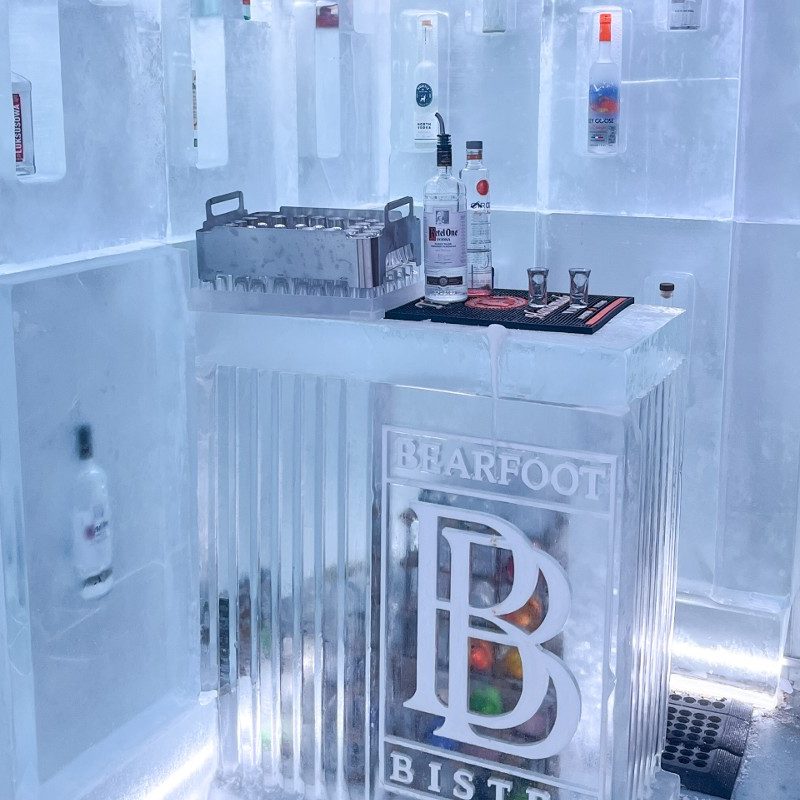 The ice room at Bearfoot Bistro.