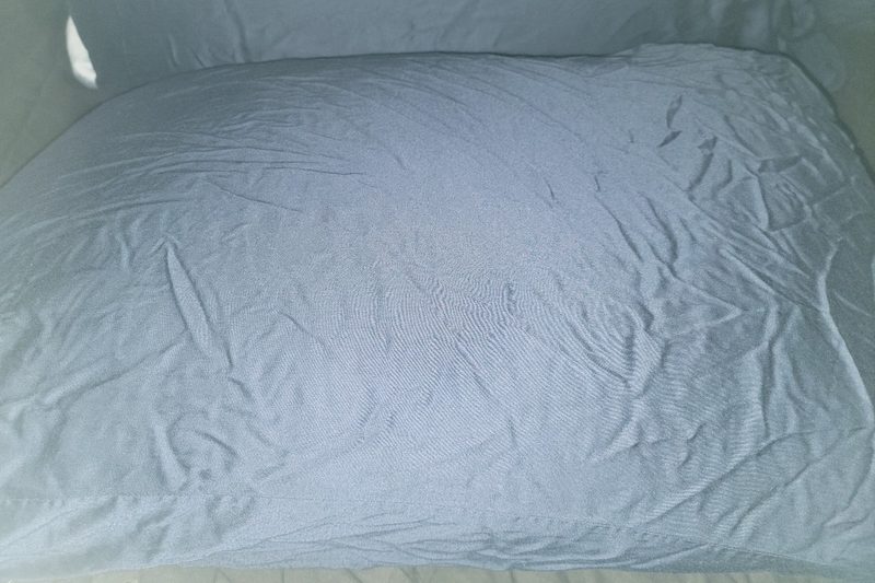 A close-up of My Sheets Rock bed sheets.