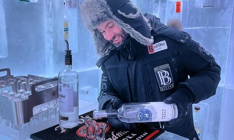 The ice room at Bearfoot Bistro.