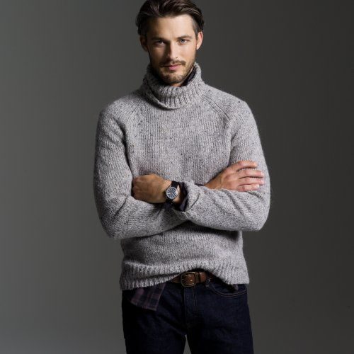Men's turtleneck sweater