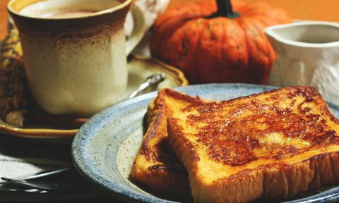 French toast with coffee