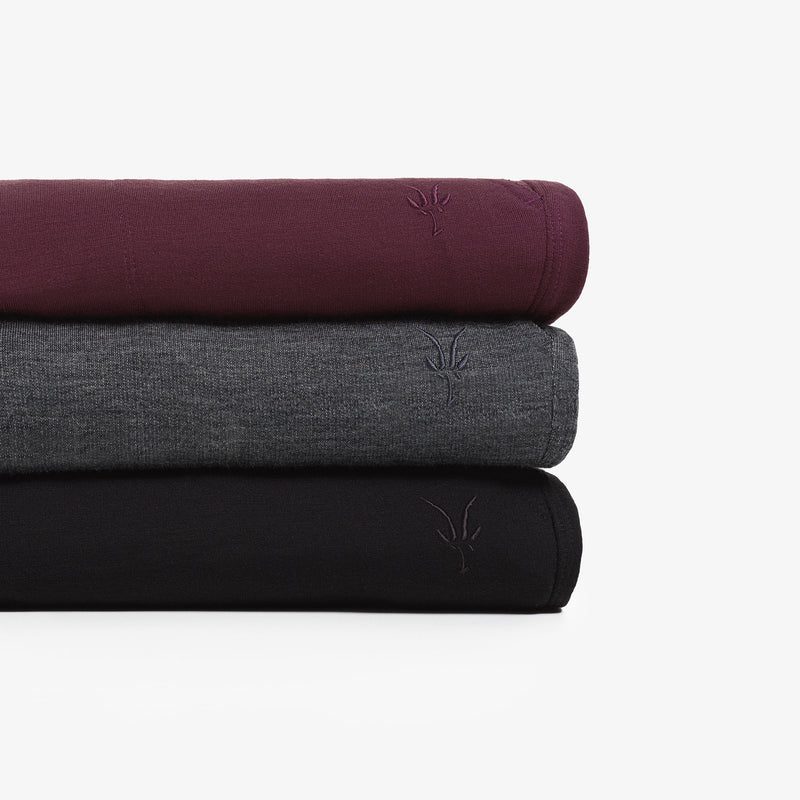 A stack of merino pants from Ibex.