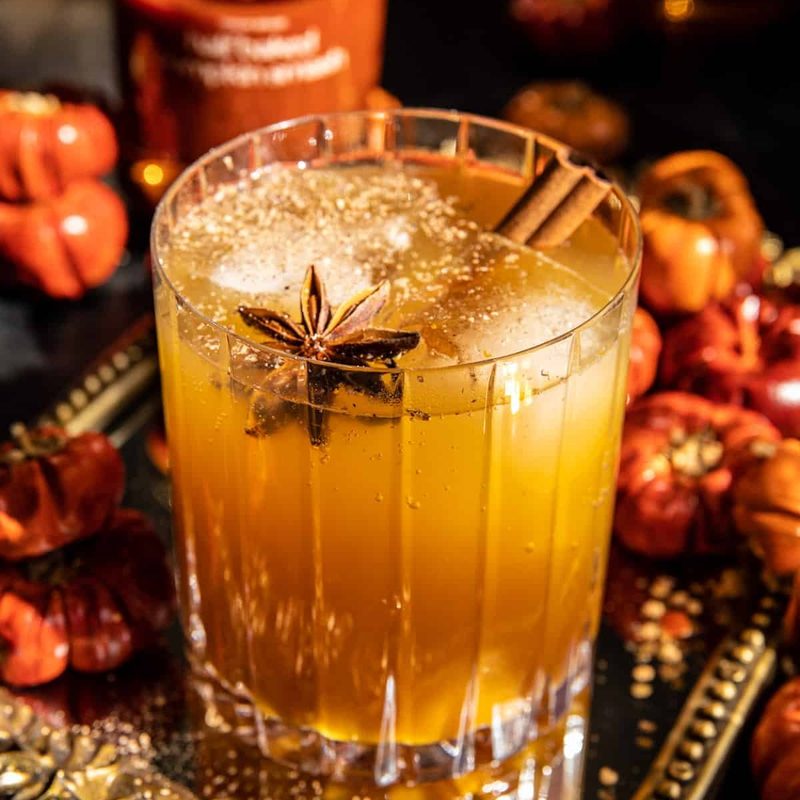 Spicy Bourbon Pumpkin Smash