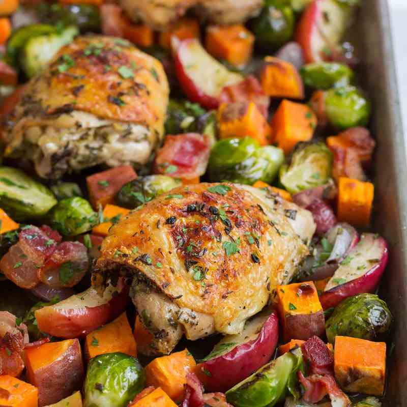 Chicken sheet pan dinner