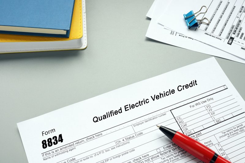 tax credit form EV