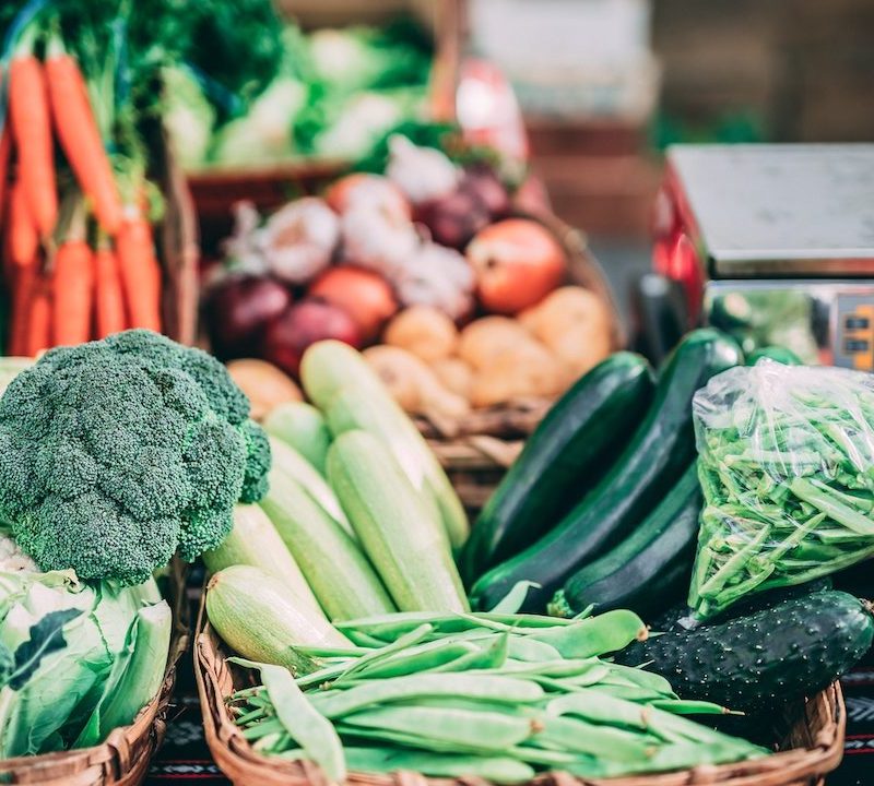 High fiber vegetables.