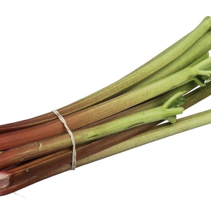Rhubarb stalks
