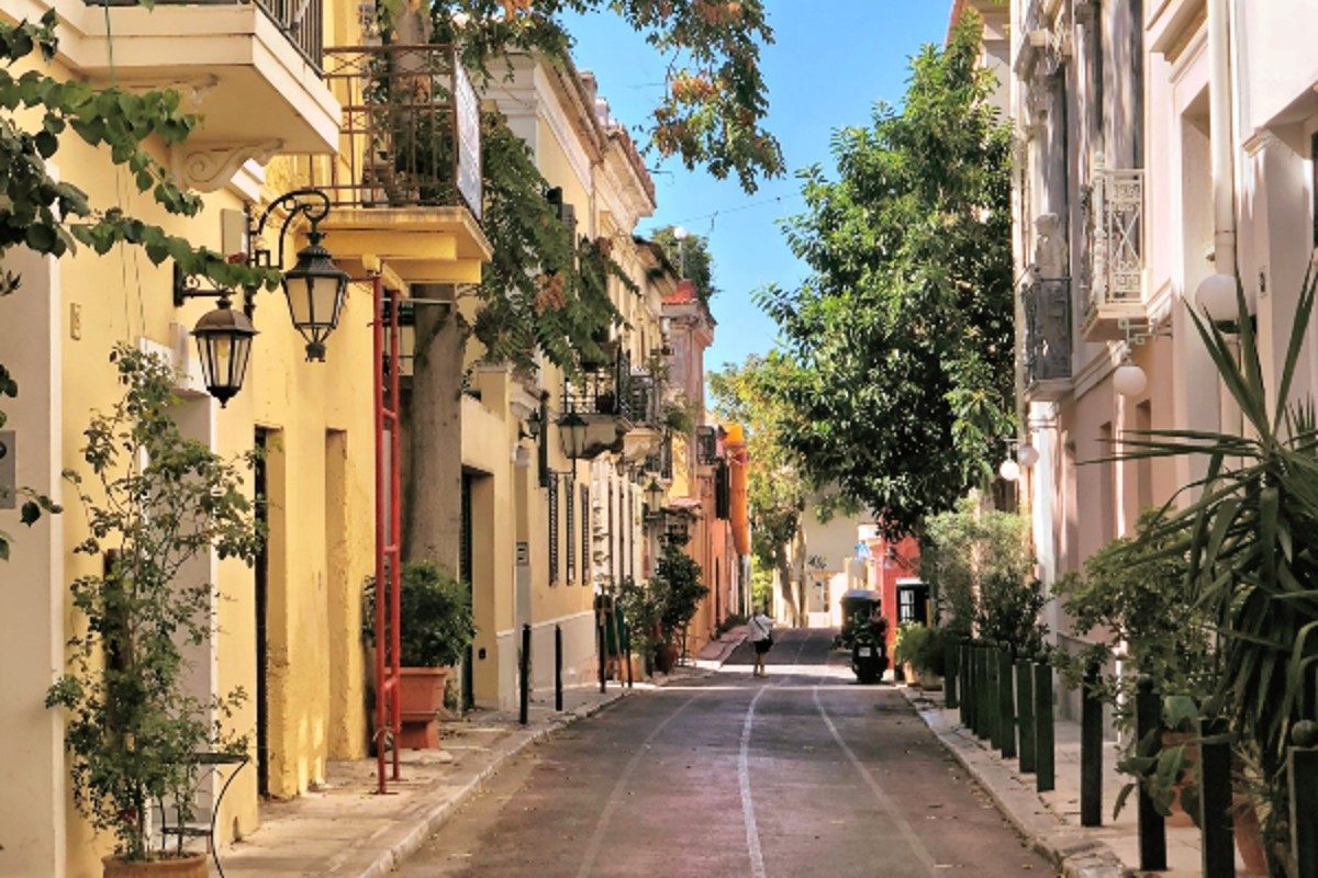 Athens when empty