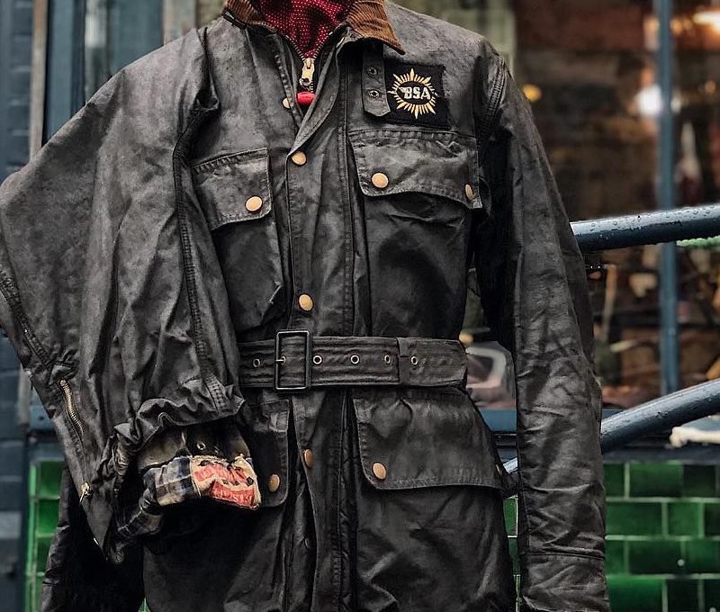 A vintage Belstaff rig