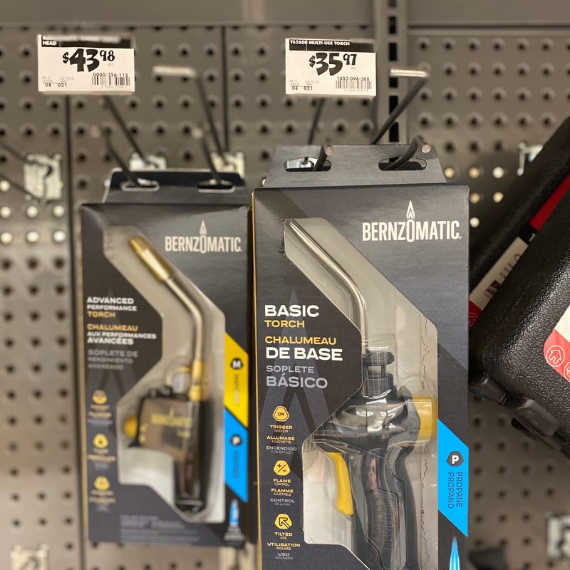Bernzomatic blowtorches