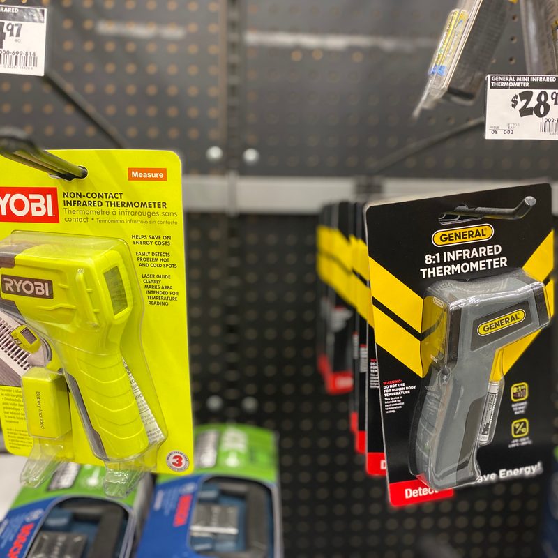 Infrared thermometers