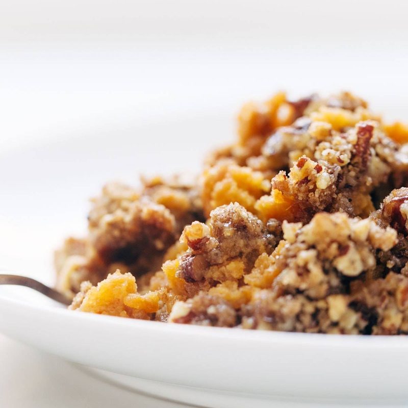 Sweet potato casserole dish