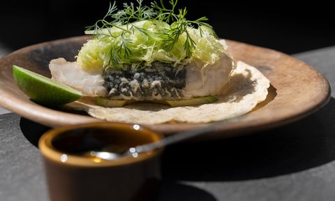 Fall tempura tacos from Damian in Los Angeles.