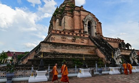 Wat Chedi Luang in Chiang Mai.