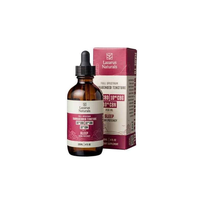 Lazarus Naturals CBD sleep tincture.