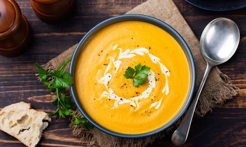 how to make creamy vegetable soup without a recipe pumpkin carrot
