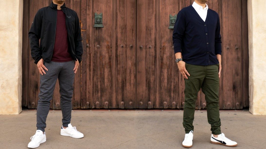 Two mean in casual wear