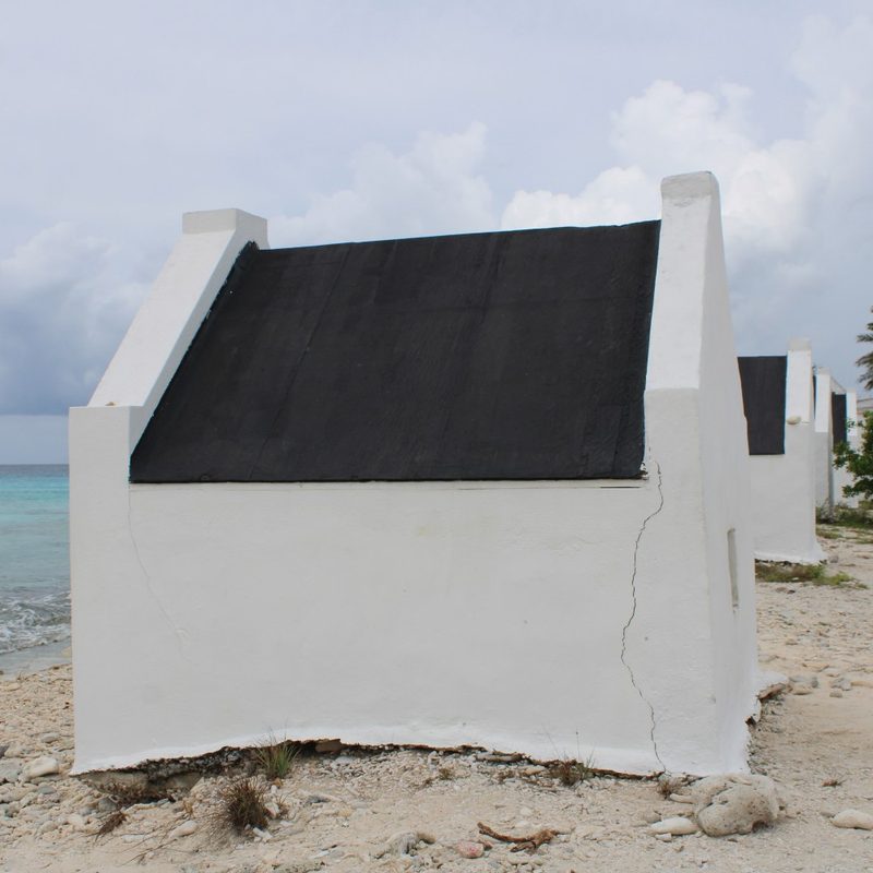 The old slave huts of Kralendijk, Bonaire, Caribbean Netherlands