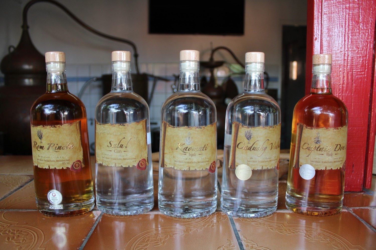 A look inside Cadushy Distillery in Rincón, Bonaire, Caribbean Netherlands.