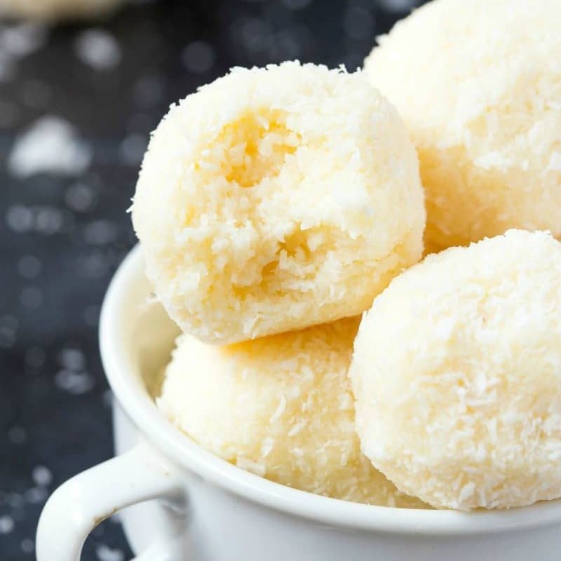 No-bake coconut balls