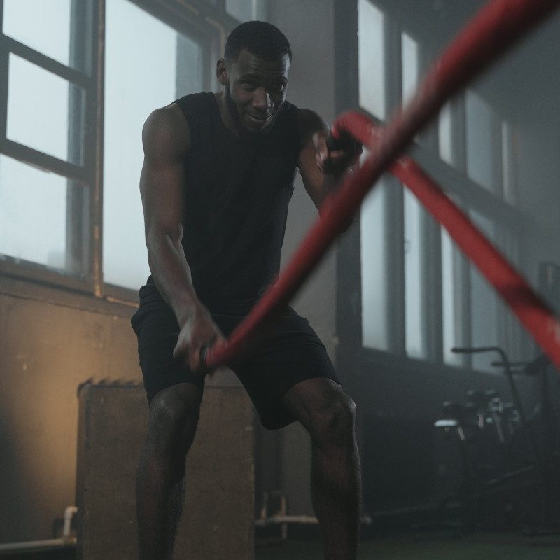 a man working out.