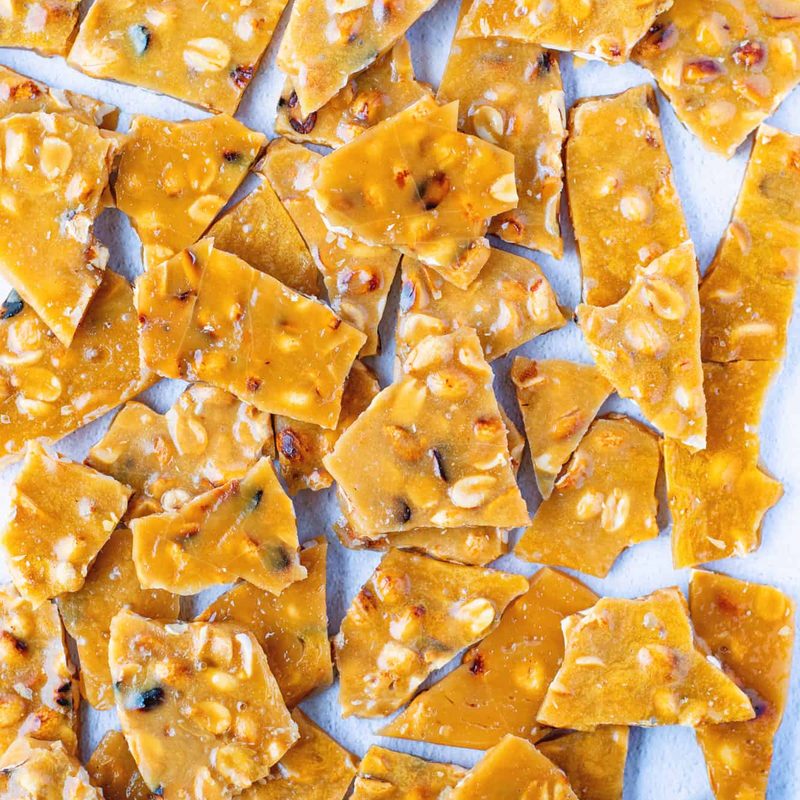 Peanut brittle