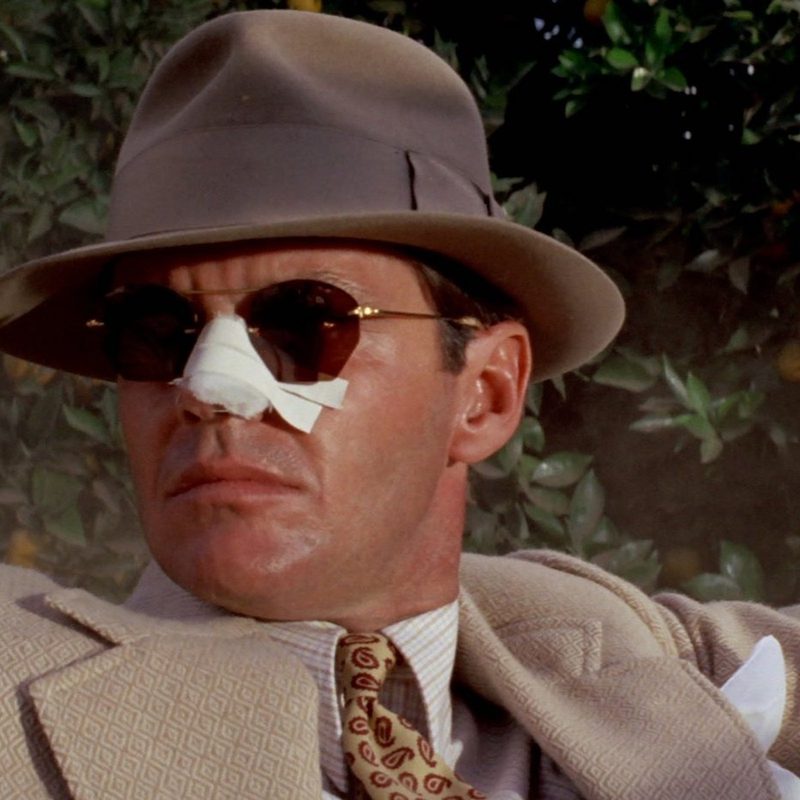 Jack Nicholson in Chinatown.