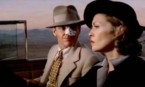 Jack Nicholson and Faye Dunaway in Chinatown.