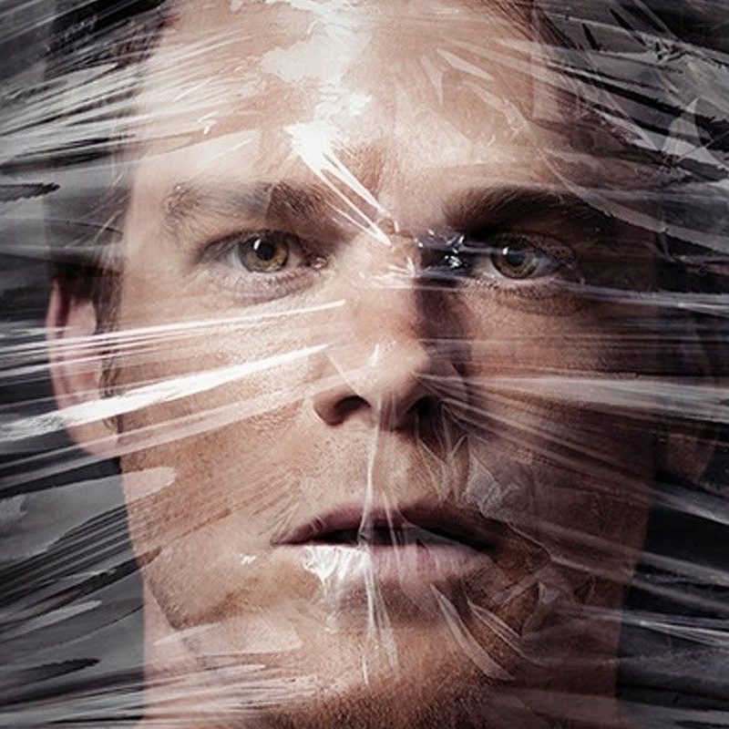 Michael C. Hall in a poster for Dexter.