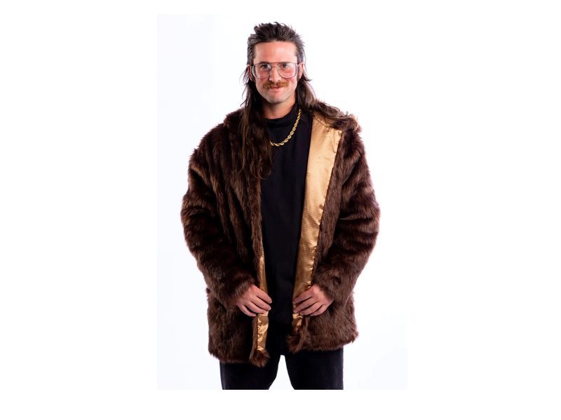 Shop Shinesty for this Dark Brown Faux fur coat.